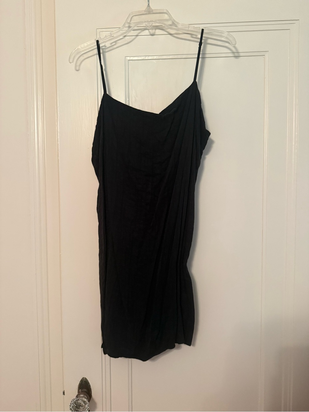Zara Black Mini Slip Dress